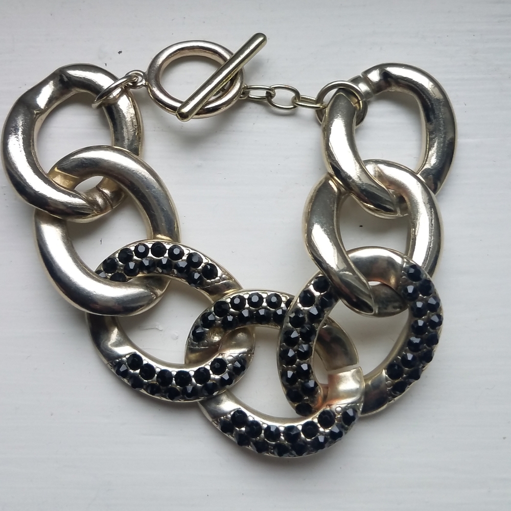 😍Gold & Black Bracelet